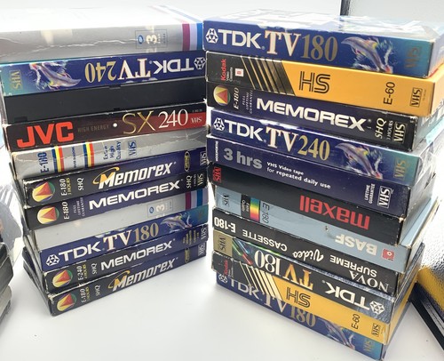 Recordable vhs tapes mixture - vhs,