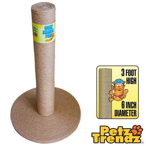 Tall large cat - tall, post