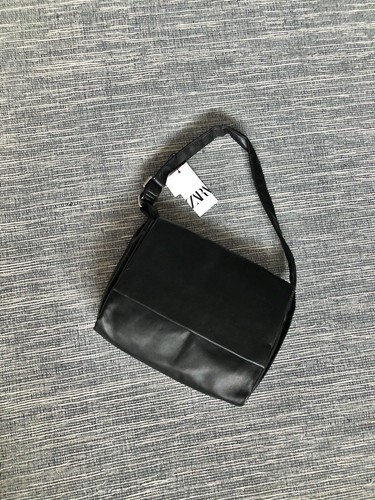 Zara black leather soft - zara,