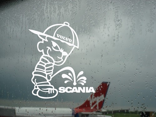 Volvo piss scania funny - scania,