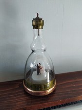 UNUSUAL MUSICAL LIQUEUR DECANTER 1950's with COUPLE DANCING in working condition