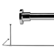 Croydex Shower Curtain Pole L