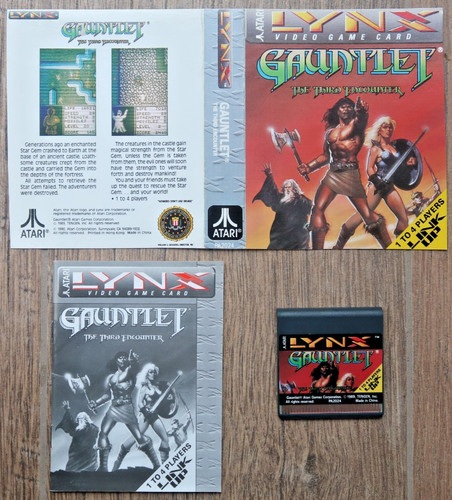 Atari lynx game - lynx, gauntlet