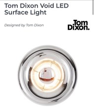 Tom Dixon Polished Steel Wall Void light,rrp £500