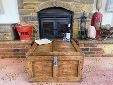 Old antique pine chest - old,