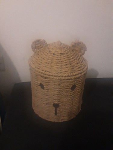Rattan teddy bear - rattan,