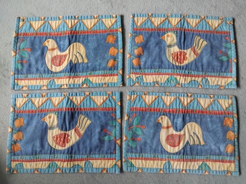 Vintage 1980s quilted chicken - vintage,