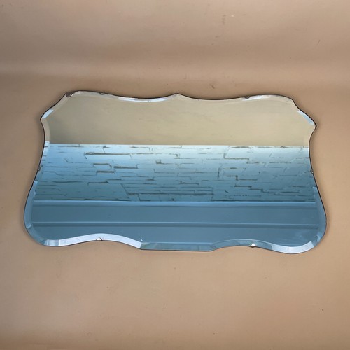 Antique wall mirror frameless - antique,