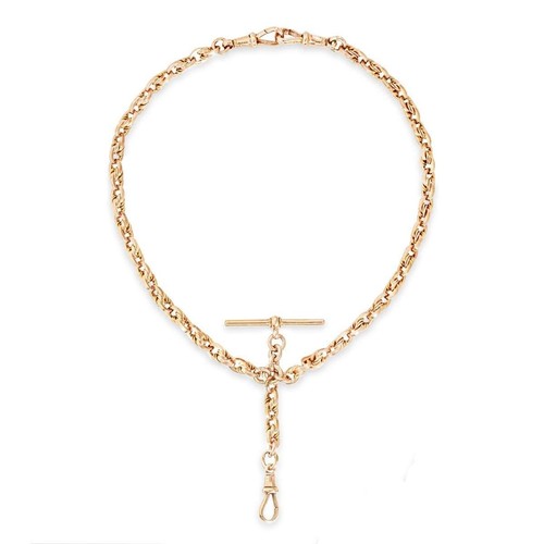Antique 9ct rose - 9ct, rope