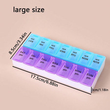 Weekly Daily Pill Box
