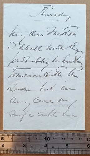 Lord randolph churchill signed - randolph,