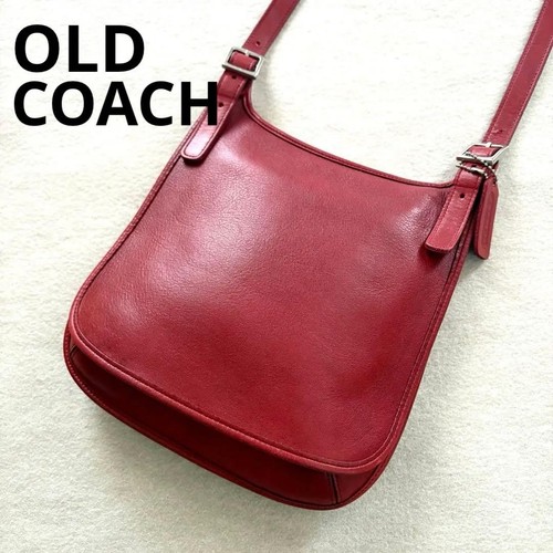 Vintage coach 9135 red leather - vintage,