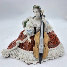 Antique Dresden Porcelain Lace