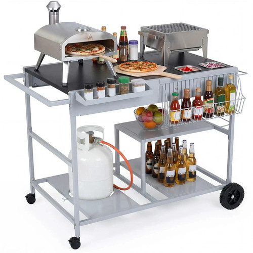 Outdoor metal rolling food - outdoor,