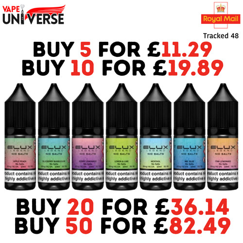 Elux nic salt - nic, 10ml