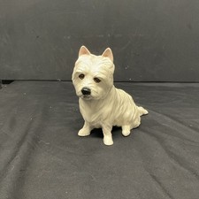 Royal Doulton White West Highland Terrier Sitting
