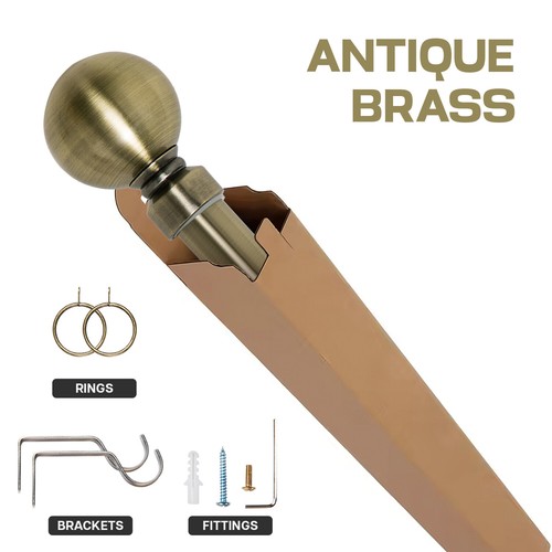 Extendable curtain pole 28mm - curtain,