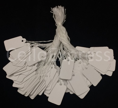 Card with string jewellery - with,
