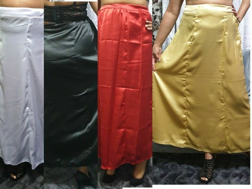 Women satin petticoat long - petticoat,
