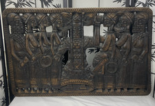 Tribal Heavy Wooden Carving Sculpture 
