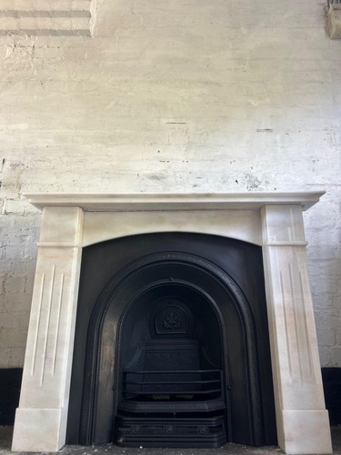 Marble fire surround - surround, cast