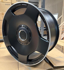 22"matt black polish alloy