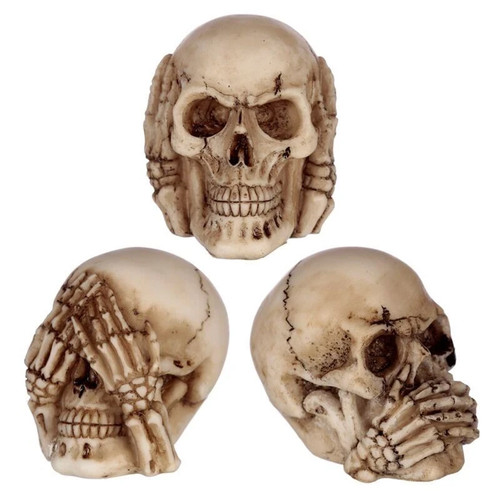Set skull ornaments - 3,