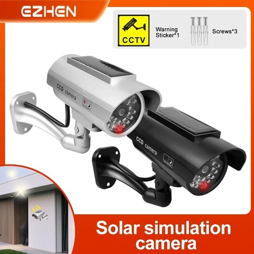 Dummy security camera solar - security,