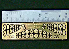 Etched Brass Pipe Flanges, and