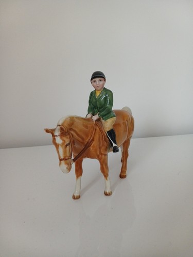 Beswick boy palomino pony - beswick,