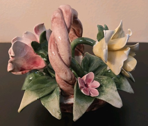 Vintage capodimonte flowers - vintage,