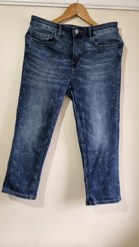 Mantaray blue denim crop - mantaray,