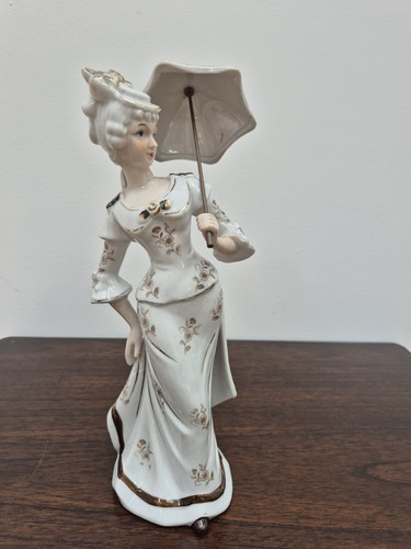 Vintage porcelain lady - vintage,