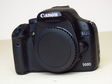 Canon EOS 500D 15.1MP Digital SLR Camera Body Only - Black 