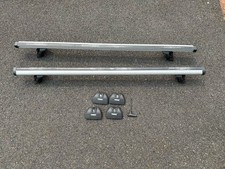 Roof Racks Cross Bars For Renault Megane MK4 Sport Tourer 2017-2023 2 Pcs Black