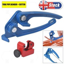 Pipe Bender Tube Bending Tool 3 in 1 Brake Fuel 3mm 4.75mm 6mm +Mini Tube Cutter