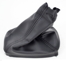 # For Saab Black Leather Gear