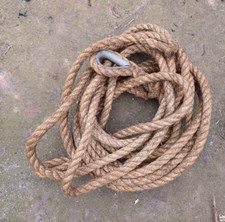 Old tow rope approx size - old,