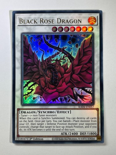 Black rose dragon - black, ra04-en057