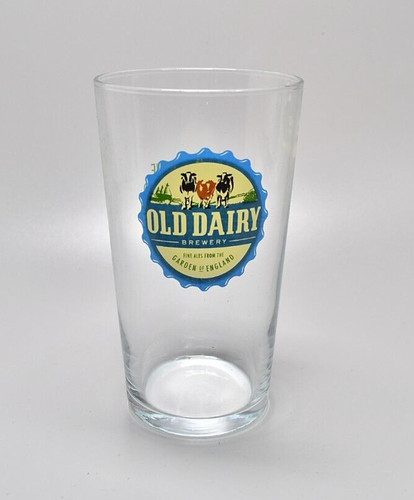 Old dairy beer glass - beer,
