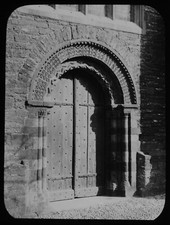 Magic Lantern Slide CHURCH