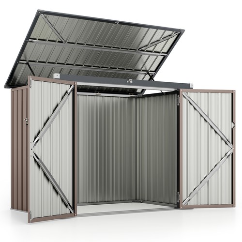Outdoor trash can - storage, shed