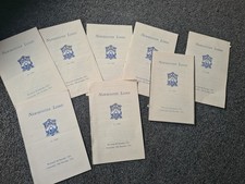 8 1930's Masonic Lodge