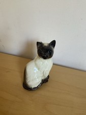 Porcelain Cat Vintage. Chipped Ear Fair Condition. See Photos for Condition