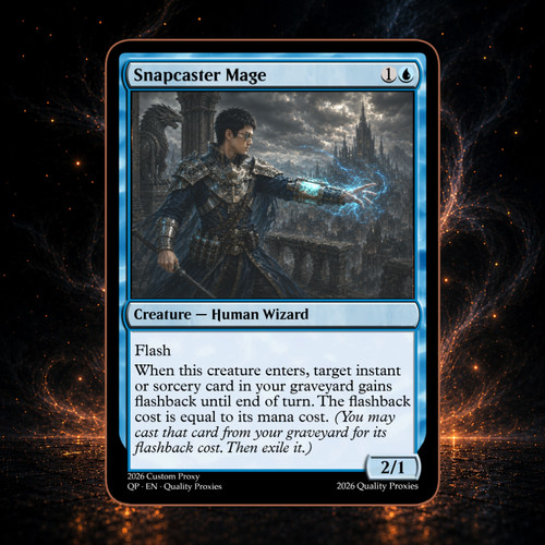 Snapcaster mage custom mtg - custom,