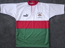 Vintage Wales Welsh Rugby League Puma Shirt / White Red Green / M Medium