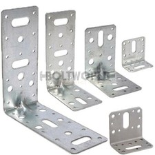 ANGLE BRACKET HEAVY DUTY GALVANISED STEEL L SHAPE WORKTOP KITCHEN 50mm to 150mm