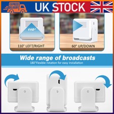 PIR Infrared Motion Sensor Activated Voice Music MP3 Player Speaker Doorbell UK