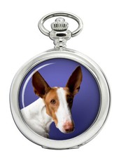 Ibizan Hound Pocket Watch