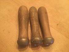 Python Size 2 Wooden  File Handles x 3